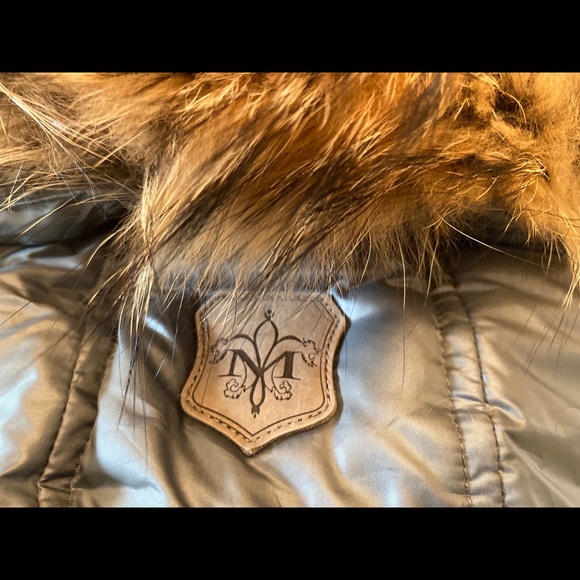 Mackage Down Fur Jacket Coat Gray Small - Picture 4 of 16